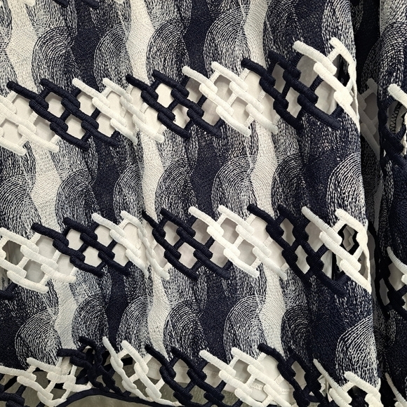 Alfred Dunner Lattice & Embroidered Open Jacket   Size 2X - Picture 6 of 10